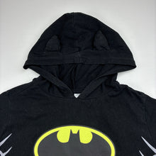 Load image into Gallery viewer, Boys DC Comics, Batman cotton hooded tee / top (no cape), FUC, size 6,  