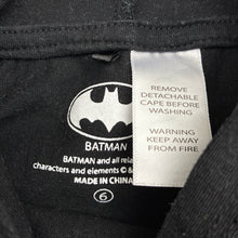 Load image into Gallery viewer, Boys DC Comics, Batman cotton hooded tee / top (no cape), FUC, size 6,  