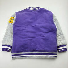 Load image into Gallery viewer, Boys Milkshake, wadded varsity style jacket, tiger, no size, armpit to armpit: 35cm, shoulder to cuff: 33cm, FUC, size 3,  