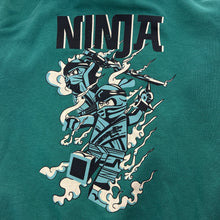 Load image into Gallery viewer, Boys H&amp;M, LEGO NINJA lightweight hoodie sweater, cracked print, FUC, size 7-8,  