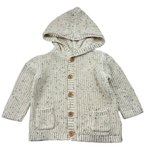 Load image into Gallery viewer, Unisex Target, knitted cotton hooded cardigan / sweater, EUC, size 00,  