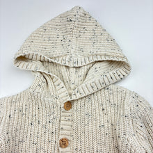 Load image into Gallery viewer, Unisex Target, knitted cotton hooded cardigan / sweater, EUC, size 00,  