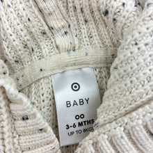 Load image into Gallery viewer, Unisex Target, knitted cotton hooded cardigan / sweater, EUC, size 00,  