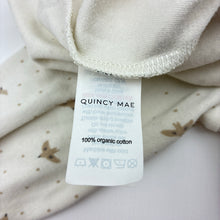 Load image into Gallery viewer, Girls QUINCY MAE, organic cotton long sleeve dress, birds, FUC, size 0, L: 35cm