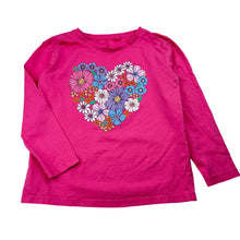 Load image into Gallery viewer, Girls Anko, cotton long sleeve tee / top, flowers, FUC, size 3,  