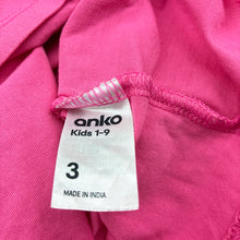 Load image into Gallery viewer, Girls Anko, cotton long sleeve tee / top, flowers, FUC, size 3,  