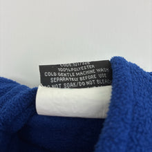Load image into Gallery viewer, Unisex SCHOOL ZONE, blue fleece zip up sweater / jacket, GUC, size 8,  