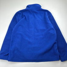 Load image into Gallery viewer, Unisex SCHOOL ZONE, blue fleece zip up sweater / jacket, GUC, size 8,  