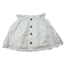 Load image into Gallery viewer, Girls Anko, lined broderie cotton skirt, elasticated, FUC, size 5,  