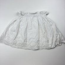 Load image into Gallery viewer, Girls Anko, lined broderie cotton skirt, elasticated, FUC, size 5,  