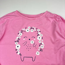 Load image into Gallery viewer, Girls Anko, cotton long sleeve tee / top, hedgehog, FUC, size 9,  