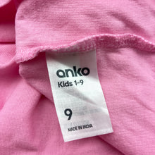 Load image into Gallery viewer, Girls Anko, cotton long sleeve tee / top, hedgehog, FUC, size 9,  