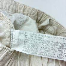 Load image into Gallery viewer, Boys Zara, linen shorts, elasticated, GUC, size 3-4,  