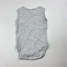 Load image into Gallery viewer, Unisex Anko, grey marle singletsuit / romper, EUC, size 000,  