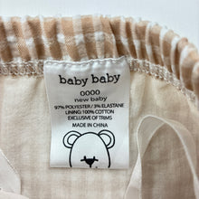 Load image into Gallery viewer, Unisex Baby Baby, lightweight pants / bottoms, elasticated, EUC, size 0000,  