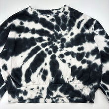 Load image into Gallery viewer, Girls KID, tie dyed fleece lined sweater *wash fade &amp; marks front*, FUC, size 10,  