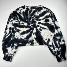 Load image into Gallery viewer, Girls KID, tie dyed fleece lined sweater *wash fade &amp; marks front*, FUC, size 10,  