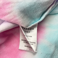 Load image into Gallery viewer, Girls GHANDA, tie dyed cotton tee / top, FUC, size 7-8,  