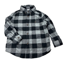 Load image into Gallery viewer, Boys Target, checked flannel cotton long sleeve shirt, EUC, size 3,  