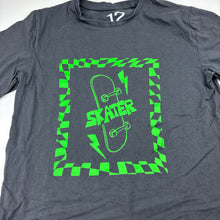 Load image into Gallery viewer, Boys Brilliant Basics, lightweight cotton tee / top, skateboard, EUC, size 12,  