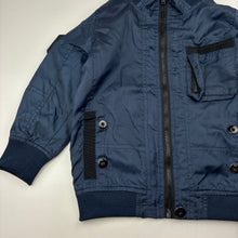Load image into Gallery viewer, Boys FRESHBAKED, navy lightweight zip up jacket, EUC, size 4,  