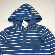 Load image into Gallery viewer, Boys H&amp;T, hooded long sleeve tee / top, NEW, size 5,  