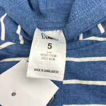 Load image into Gallery viewer, Boys H&amp;T, hooded long sleeve tee / top, NEW, size 5,  