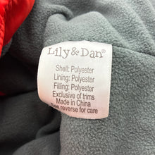 Load image into Gallery viewer, Boys Lily &amp; Dan, fleece lined hooded puffer vest / jacket, GUC, size 5,  