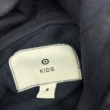 Load image into Gallery viewer, Boys Target, navy fleece lined hoodie sweater, FUC, size 4,  