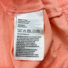 Load image into Gallery viewer, Girls H&amp;M, coral cotton tee / top, hearts, EUC, size 7-8,  