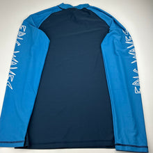 Load image into Gallery viewer, Boys Clothing &amp; Co, long sleeve rashie / swim top, small marks, FUC, size 16,  