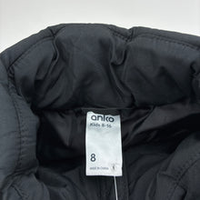 Load image into Gallery viewer, Unisex Anko, black puffer vest / sleeveless jacket, EUC, size 8,  