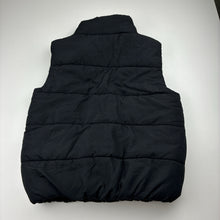 Load image into Gallery viewer, Unisex Anko, black puffer vest / sleeveless jacket, EUC, size 8,  