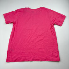 Load image into Gallery viewer, Girls KID, pink cotton tee / top, rainbow, FUC, size 6,  