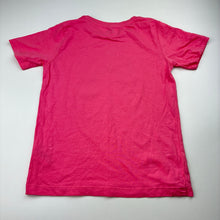Load image into Gallery viewer, Girls KID, pink cotton tee / top, rainbow, EUC, size 7,  