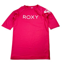 Load image into Gallery viewer, Girls ROXY, short sleeve rashie / swim top, EUC, size 10,  