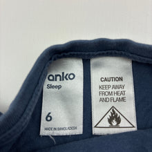 Load image into Gallery viewer, Boys Anko, cotton long sleeve pyjama top, dog, GUC, size 6,  