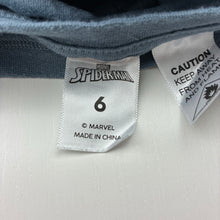 Load image into Gallery viewer, Boys Marvel, Spiderman cotton pyjama tee / top, EUC, size 6,  