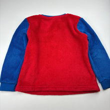 Load image into Gallery viewer, Boys Marvel, Spiderman fleece winter pyjama top, FUC, size 5,  