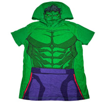 Load image into Gallery viewer, Boys Marvel, Incredible Hulk cotton hooded tee / top, GUC, size 8,  