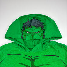 Load image into Gallery viewer, Boys Marvel, Incredible Hulk cotton hooded tee / top, GUC, size 8,  