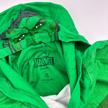 Load image into Gallery viewer, Boys Marvel, Incredible Hulk cotton hooded tee / top, GUC, size 8,  