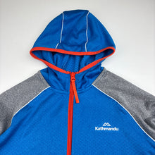Load image into Gallery viewer, Unisex Kathmandu, zip up hooded sweater, EUC, size 8,  