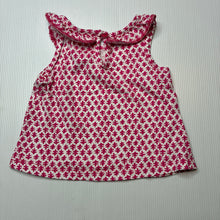 Load image into Gallery viewer, Girls Target, pink &amp; white cotton tank top, EUC, size 000,  
