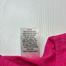 Load image into Gallery viewer, Girls Target, pink cotton t-shirt / top, mark upper front, FUC, size 000,  