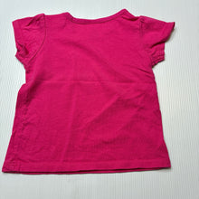 Load image into Gallery viewer, Girls Target, pink cotton t-shirt / top, mark upper front, FUC, size 000,  