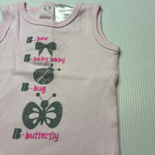 Load image into Gallery viewer, Girls Baby Baby, pink soft cotton tank top, butterfly, EUC, size 0000,  