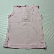 Load image into Gallery viewer, Girls Baby Baby, pink soft cotton tank top, butterfly, EUC, size 0000,  