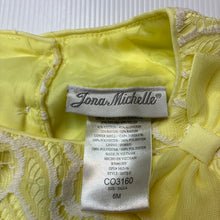 Load image into Gallery viewer, Girls Jona Michelle, lemon tulle party / formal dress, EUC, size 6 months, L: 38cm