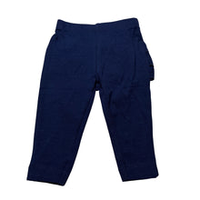 Load image into Gallery viewer, Girls Dymples, navy ruffle leggings / bottoms, EUC, size 000,  